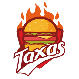Taxas Burger logo.